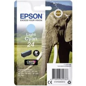 Epson Ink T2425, 24 originál světlá kyanová modrá C13T24254012