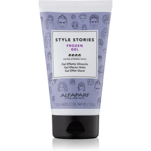 Alfaparf Milano Style Stories The Range Gel gel na vlasy s ledovým efektem extra silné zpevnění Frozen Gel 150 ml