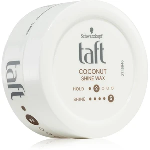 Schwarzkopf Taft Coconut Shine vosk na vlasy dodávající hydrataci a lesk 75 ml