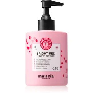 Maria Nila Colour Refresh Bright Red jemná vyživující maska bez permanentních barevných pigmentů výdrž 4 – 10 umytí 0.66 300 ml