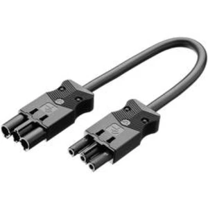 Napájecí kabel 3pól. Adels AC 166 VLCG/315 100 (1647531V), zástrčka/zásuvka rovná, bílá