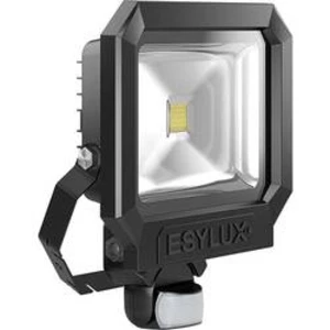 LED venkovní LED reflektor ESYLUX AFL SUN LED50W 3K sw 45 W, černá