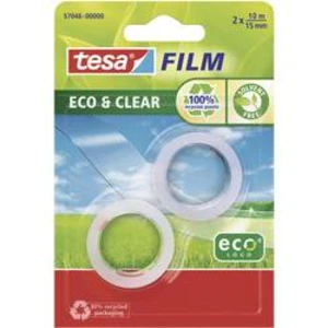 Tesafilm tesa 57046-00000-01, (d x š) 10 m x 15 mm, akrylát, transparentní, 2 ks