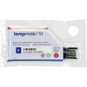 Datalogger tempmate tempmate S1 V3, teplota Kalibrováno dle bez certifikátu