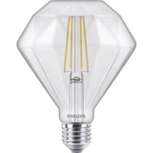 LED žárovka Philips 59353700 230 V, E27, 5 W = 40 W, teplá bílá, A+ (A++ - E), tvar diamantu, stmívatelná, 1 ks