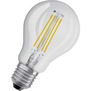 LED žárovka OSRAM 4058075436800 230 V, E27, 4.8 W = 40 W, teplá bílá, A+ (A++ - E), tvar žárovky, 1 ks