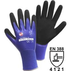 Pracovní rukavice L+D Nitril Aqua 1169-XXL, velikost rukavic: 11, XXL