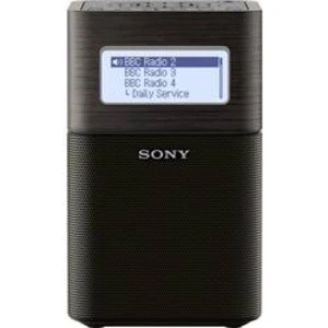 Stolní rádio Sony XDR-V1BTDB, AUX, Bluetooth, NFC, černá