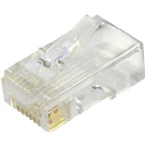 RJ45 konektor BEL Stewart Connectors 937-SP-3088R - zástrčka, rovná RJ45 počet pólů: 8P8C, čiré sklo, 1 ks