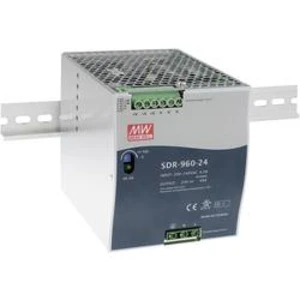 Síťový zdroj na DIN lištu Mean Well SDR-960-24, 1 x, 24 V/DC, 40 A, 960 W