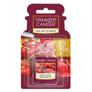 YANKEE CANDLE Luxusní visačka do auta Black Cherry 1 kus