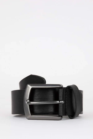 DEFACTO Men's Faux Leather Jean Belt