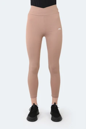 Slazenger Pradeep Women's Fitness Leggings Light Brown