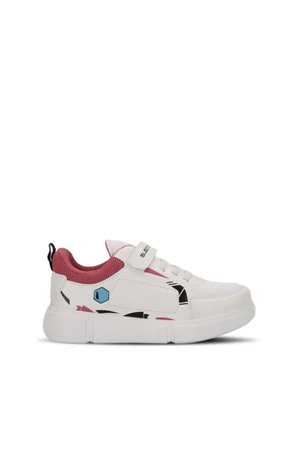 Slazenger Kepa Sneaker Girls' Shoes White / Fuchsia