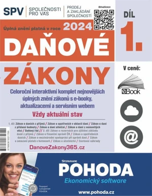 Daňové zákony 2024 (Díl 1.)