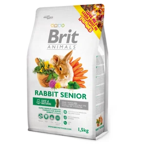 BRIT Animals rabbit senior complete krmivo pro králíky 1,5 kg