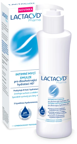 LACTACYD Pharma pro dlouhotrvající hydrataci 40+ 250 ml