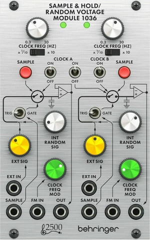 Behringer Sample & Hold Random Voltage 1036 Modulares System