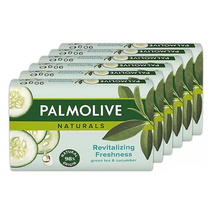 PALMOLIVE Naturals Green Tea & Cucumber Mýdlo 6x 90 g