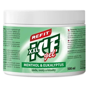 Refit Ice masážní gel s eukalyptem 500 ml zelený