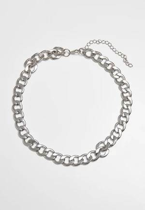 Large Silver Chain Necklace