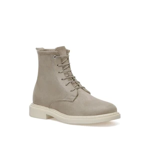 İnci Mistral.s 2pr Beige Women's Flat Boots