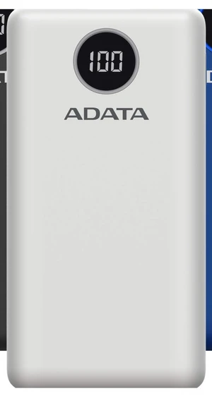 ADATA P20000QCD Power Bank 20000mAh, bílá