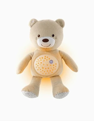 Chicco Medvedík s projektorom a melódiou,CHICCO Medvedík uspávačik s projektorom a hudbou Baby Bear First Dreams - neutral béžová 0m+