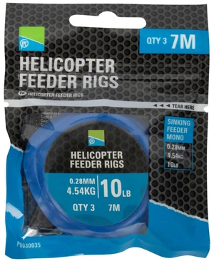 Preston innovations náväzec helicopter feeder rigs 0,28 mm 4,54 kg 7 m