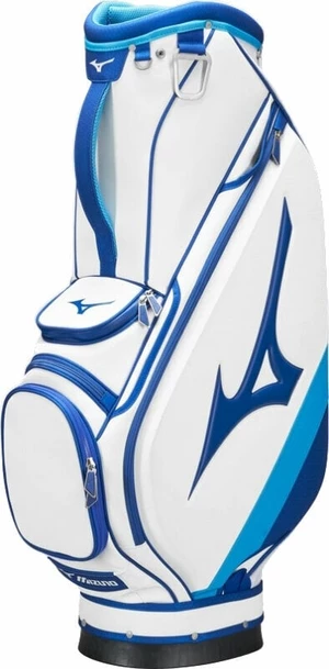 Mizuno Tour Staff Cart Bag White/Blue Bolsa de golf