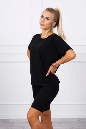 Set top+leggings black