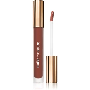 Nude by Nature Satin Liquid Lipstick krémová rtěnka se saténovým finišem odstín 10 Terracotta 3,75 ml