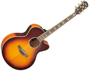 Yamaha APX600FM Brown Sunburst Chitară electro-acustică Jumbo