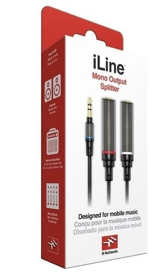 IK Multimedia iLine Mono Out Split 60 cm Audiokabel