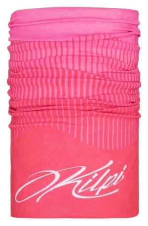 Pink patterned neck warmer Kilpi Darlin