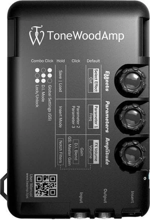 ToneWoodAmp MultiFX Acoustic Preamp Efekt gitarowy