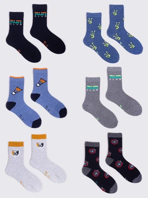 Yoclub Kids's 6Pack Children's Socks SKA-0006C-AA00-008