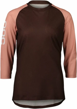 POC MTB Pure 3/4 Women's Tricou Axinite Brown/Rock Salt L