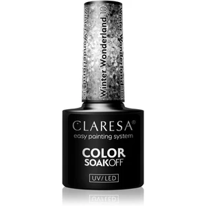 Claresa SoakOff UV/LED Color Winter Wonderland gélový lak na nechty odtieň 10 5 g