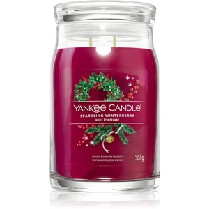 Yankee Candle Sparkling Winterberry vonná svíčka Signature 567 g