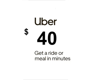 Uber $40 US Gift Card