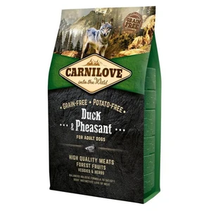 CARNILOVE Adult Duck & Pheasant granule pro psy 1 ks, Hmotnost balení: 4 kg