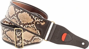 RightOnStraps Snake II Gitarový pás Beige