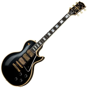 Gibson 1957 Les Paul Custom Reissue 3-Pickup VOS Ebony Guitare électrique