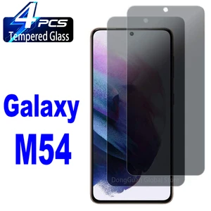 2/4Pcs Anti Spy Tempered Glass For Samsung Galaxy M54 Screen Protector Privacy Glass Film