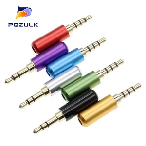 5PCS 3.5MM Audio Connector 3/4 Poles Headphone Jack Male Plug Earphone Repair Cable Solder Wire DIY AUX 3.5 Jack Adapter