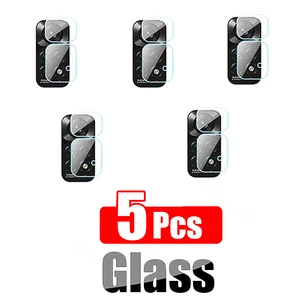 5PCS Tempered Glass on Redmi Note 11 Pro 5G Note 11T 11E Pro Screen Protector Camera Lens Film for Xiaomi Redmi Note 11S Glass