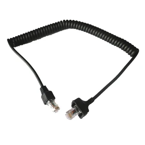 2pcs 8 pin Microphone Mic Cable Cord For Kenwood Radio MC-59 KMC-27A KMC-27B KMC-28A DTMF TK-80 TK-90