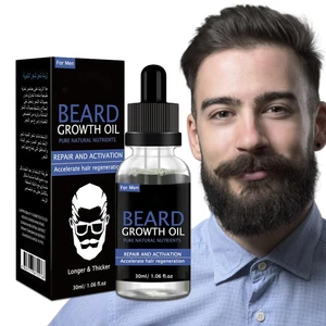 Beard Growth Oil For Men Beard Growth Serum 30ml Beard Growth Serum For Men Promote Beard Regrowth Full Longer Thick Masculine