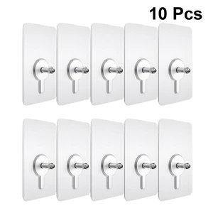 10 Pc Picture Hanging Kit No Punching, No Marking, Screw Sticker Wall Hanging Picture Hook Invisible, No Marking, Hard Wall Hang